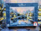 Schmidt puzzel Thomas Kinkade 'spirit of Christmas', Ophalen, 500 t/m 1500 stukjes, Zo goed als nieuw, Legpuzzel