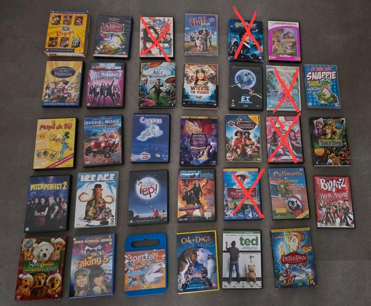 Diverse DVD' s collectie  Kinder- & Familiefilms, Cd's en Dvd's, Dvd's | Kinderen en Jeugd, Zo goed als nieuw, Boxset, Alle leeftijden