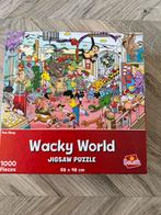 Puzzel compleet wacky world 1000 stuks, Gebruikt, Ophalen of Verzenden