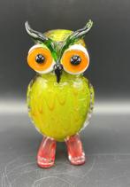 Uil van glas., Antiek en Kunst, Ophalen of Verzenden