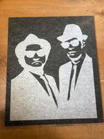 Blues Brothers - viltstof laser cut poster 58x48,5x1 cm, Nieuw, Ophalen of Verzenden, A1 t/m A3, Film en Tv