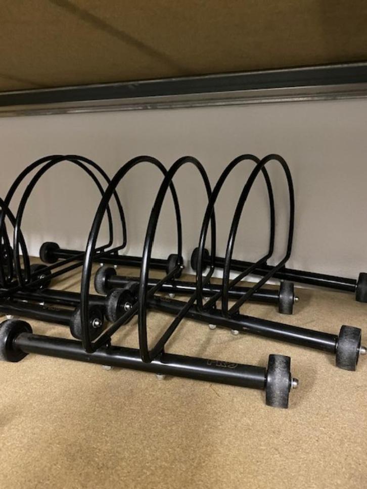 fiets standaard met wieltjes, Fietsen en Brommers, Overige Fietsen en Brommers, Zo goed als nieuw, Ophalen