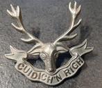 ww2 canadees / schotse cap badge seaforth highlanders, Verzamelen, Ophalen of Verzenden, Landmacht, Embleem of Badge