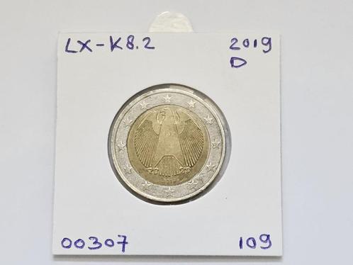 2-euromunt Duitsland (D) F 2019 Koers LX-K8.2, Postzegels en Munten, Munten | Europa | Euromunten, Losse munt, 2 euro, Duitsland