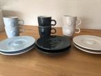 6 Douwe Egberts kopjes met schotels, Ophalen of Verzenden