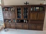 eiken kast 3 delen vintage, Huis en Inrichting, Ophalen, Gebruikt, Eikenhout, 200 cm of meer