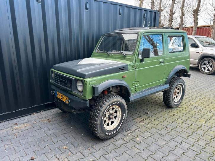 Suzuki samurai corssauto, Auto's, Suzuki, Bedrijf, Samurai, Benzine, Origineel Nederlands, Wit, Ophalen of Verzenden