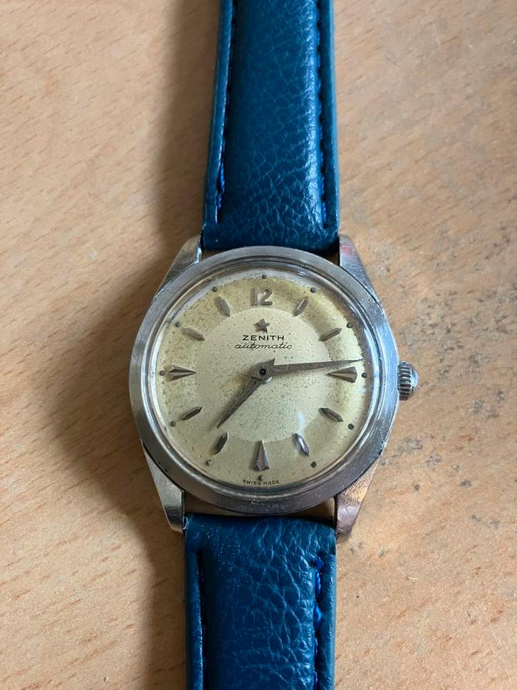 Zenith Automatic horloge, Sieraden, Tassen en Uiterlijk, Horloges | Antiek, Polshorloge, Overige merken, Staal, 1960 of later