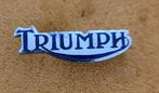Triumph Motorfiets broche, Verzamelen, Speldjes, Pins en Buttons, Ophalen of Verzenden, Gebruikt, Transport