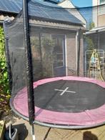 Grote trampoline met nieuw net en beschermring, Ophalen of Verzenden, Zo goed als nieuw