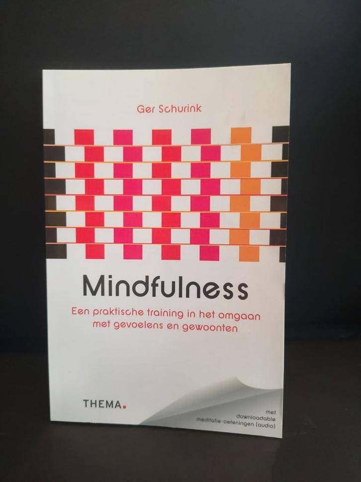 Mindfulness boek - Ger Schurink, Boeken, Esoterie en Spiritualiteit, Zo goed als nieuw, Achtergrond en Informatie, Meditatie of Yoga