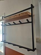 Mangohout Kapstok met Stalen Frame - Zo Goed Als Nieuw!, Huis en Inrichting, Woonaccessoires | Kapstokken, Zo goed als nieuw, Minder dan 100 cm