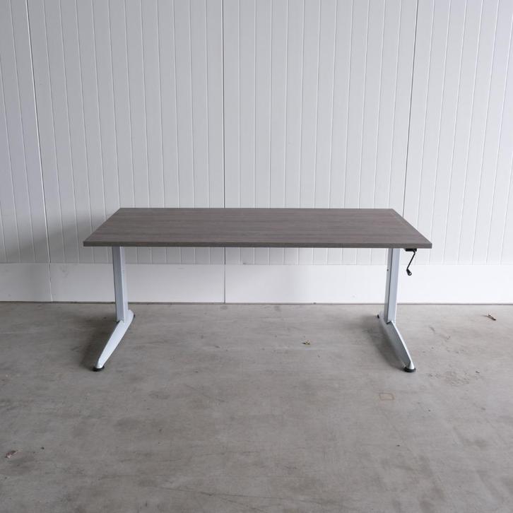Zettoe Slinger zit-zit bureau - H62-82cm - 160x80cm - BR85, Huis en Inrichting, Bureaus, Gebruikt, Bureau, In hoogte verstelbaar