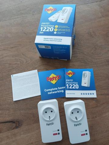 Fritz dect powerline 1220 set als nieuw beschikbaar voor biedingen