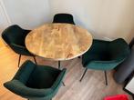 eethoek met 4 stoelen [als nieuw], Huis en Inrichting, Complete eetkamers, Ophalen, Gebruikt, 4 tot 6 stoelen