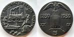 Penning Eeuwfeest NS VPK 1939, Postzegels en Munten, Penningen en Medailles, Nederland, Brons, Verzenden
