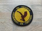 KLU LUCHMACHT 316 SQN F-16 BADGE PATCH, Ophalen of Verzenden, Zo goed als nieuw, Patch, Badge of Embleem