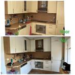 Keukenrenovatie fronten spuiten keuken deurtjes spuiten snel, Huis en Inrichting, Keuken | Complete keukens, Ophalen, Nieuw