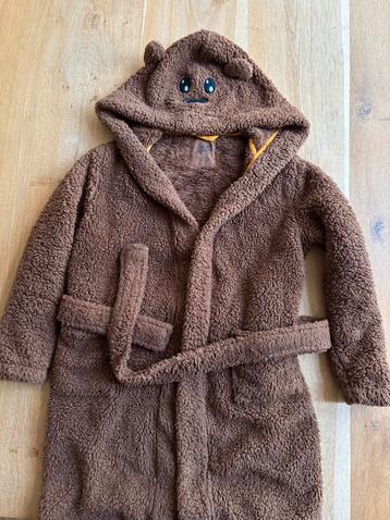 Badjas kind maat 146-152 bruin teddybeer WE fashion beschikbaar voor biedingen