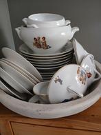 Vintage Jäger Servies met Kinderen, Antiek en Kunst, Antiek | Servies compleet, Ophalen of Verzenden