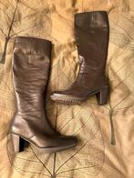 Gabor Zwarte Leren Laarzen - Maat 36 - Gevoerd, Hoge laarzen, Zwart, Ophalen of Verzenden, Zo goed als nieuw