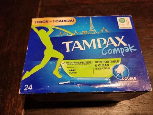 NIEUW: Tampax Compak super tampons + inbrenghuls - 24 stuks, Sieraden, Tassen en Uiterlijk, Uiterlijk | Lichaamsverzorging, Nieuw
