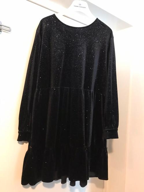 H&M zwart velours fluweel tuniek jurk glitter feestelijk XL, Kleding | Dames, Grote Maten, Nieuw, Jurk, Zwart, Verzenden