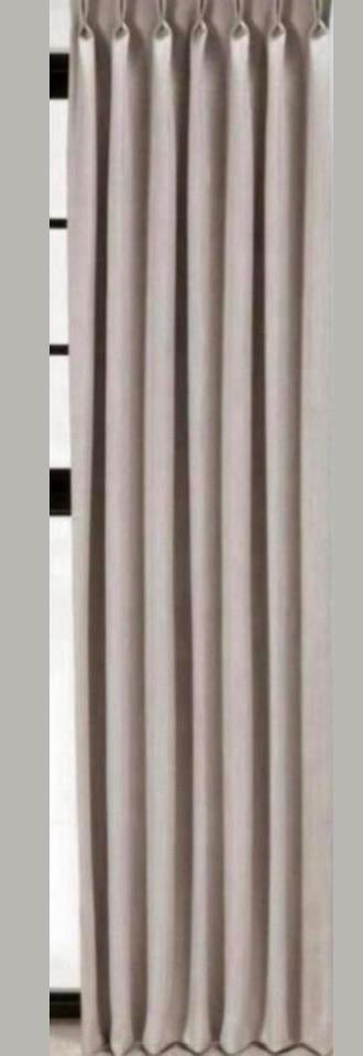 Gordijnen Mila off white verduisterend 221 totaal kwantum, Ophalen of Verzenden, Nieuw, 200 cm of meer