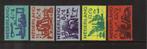 Bn no 722-26 Postfris zie scan, Ophalen of Verzenden, Postfris