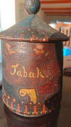 Antieke houten tabakspot, Ophalen