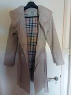 Dames trenchcoat met Burberry ruit mt 36/38, Kleding | Dames, Jassen | Zomer, Ophalen of Verzenden, Zo goed als nieuw, Maat 36 (S)