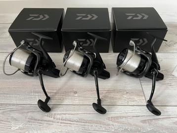 3 x Daiwa Basia 45 SLD QDX incl lijn NIEUW ONGEBRUIKT! beschikbaar voor biedingen