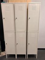 Lockerkasten gebroken wit, 3 stuks, Ophalen, Gebruikt