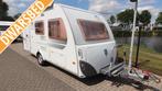 Knaus Sudwind Gold Edition 420 QD 2006 / Brand voortent, Caravans en Kamperen, Overige typen, Kachel, Bedrijf, Treinzit