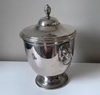 Verzilverde Reed & Barton, IJsemmer met Leeuwenkoppen, Ophalen of Verzenden