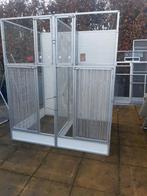 2 delige aluminium voliere, Ophalen, Zo goed als nieuw, Aluminium, Volière