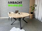 Ronde eiken Eettafel Tafel alle afmetingen leverbaar ACTIE, Ophalen of Verzenden, Nieuw, Rond, Eikenhout