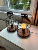 Lampjes voor tafel of nachtkastje, Huis en Inrichting, Lampen | Tafellampen, Ophalen of Verzenden, Zo goed als nieuw, Metaal, Minder dan 50 cm