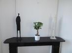 Twee kunstwerk beeldjes, man(zwart) + vrouw(wit), 57 cm hoog, Ophalen, Zo goed als nieuw, Overige typen