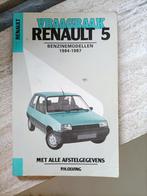 Vraagbaak Renault 5..1984/1987, Auto diversen, Handleidingen en Instructieboekjes, Ophalen of Verzenden