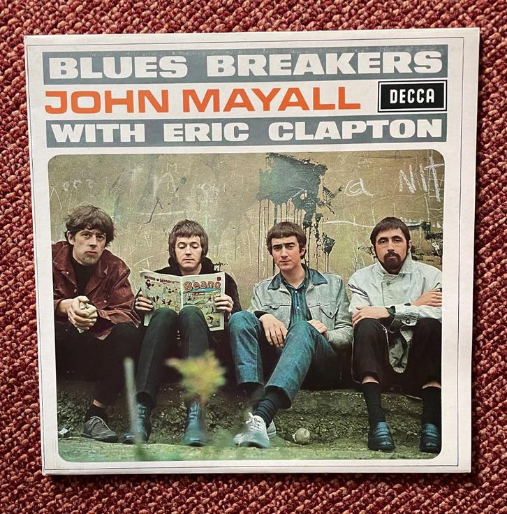 John Mayall With Eric Clapton - Blues Breakers, Cd's en Dvd's, Vinyl | Rock, Gebruikt, Progressive, 12 inch, Ophalen of Verzenden