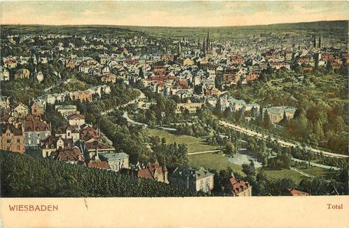 (376-131-013) Wiesbaden Total, Verzamelen, Ansichtkaarten | Buitenland, Duitsland, Verzenden