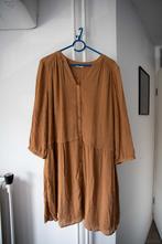 Bruine korte jurk met lange mouwen Yaya maat 38, Maat 38/40 (M), Bruin, Verzenden, Zo goed als nieuw