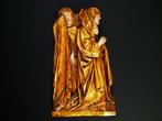 Een fraai beeld goudverguld van Sint Johannes met Maria, Ophalen of Verzenden
