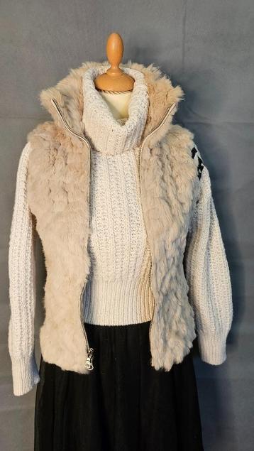 Luxe Guess Bont Vestje van Echt Konijnenbont beschikbaar voor biedingen