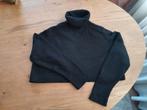 Zara crop top trui met col. Maat m en in de kleur zwart., Ophalen, Nieuw, Zwart
