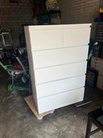 Ikea Malm ladekast (6 laden) wit, Ophalen, 50 tot 100 cm, Zo goed als nieuw, 3 of 4 laden