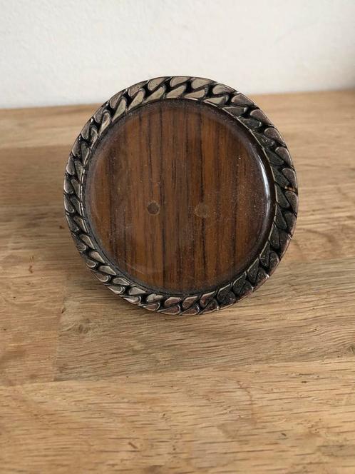 Antiek Sterling Gourmet Fotolijst, Huis en Inrichting, Woonaccessoires | Lijsten, Gebruikt, Minder dan 50 cm, Metaal of Aluminium