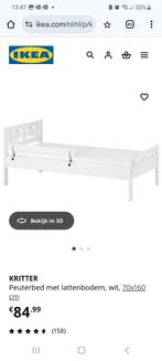 peuterbed ikea, Kinderen en Baby's, Ophalen, Gebruikt, 70 tot 85 cm, 140 tot 160 cm