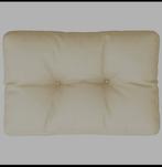 Kussen 60x40x12 - Nieuw in doos, Ophalen of Verzenden, Nieuw, Beige, Rechthoekig